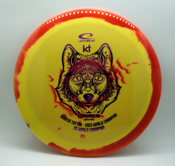 Latitude 64 Royal Grand Orbit Grace Kristin Tattar 2023 2X World Champion Yellow Red 173g
