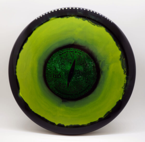 Dynamic Discs Fuzion Ice Raptor Eye Sockibomb Slammer Green 173g